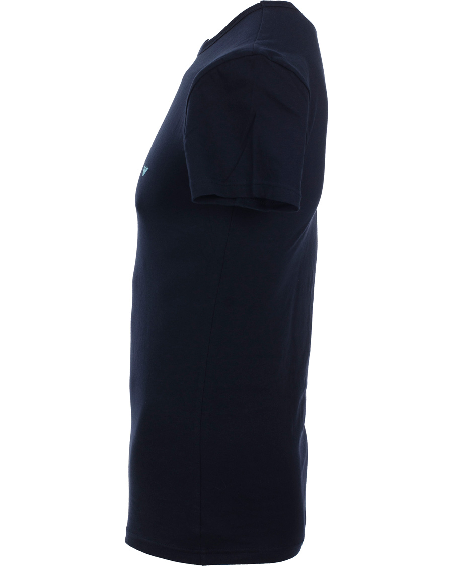 Heren | T-shirts | Emporio Armani | 2-Pack T-shirt Regular Fit Navy/Blue