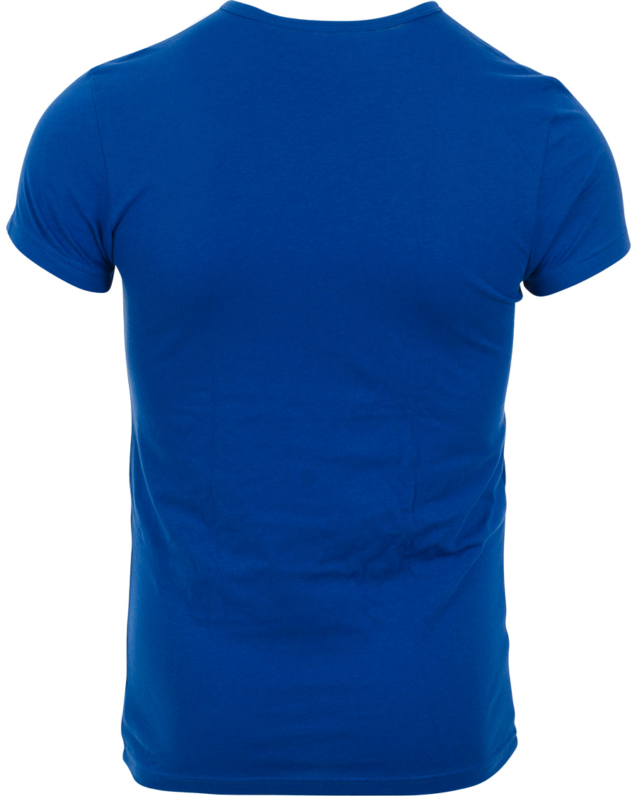 Heren | T-shirts | Emporio Armani | 2-Pack T-shirt Regular Fit Navy/Blue