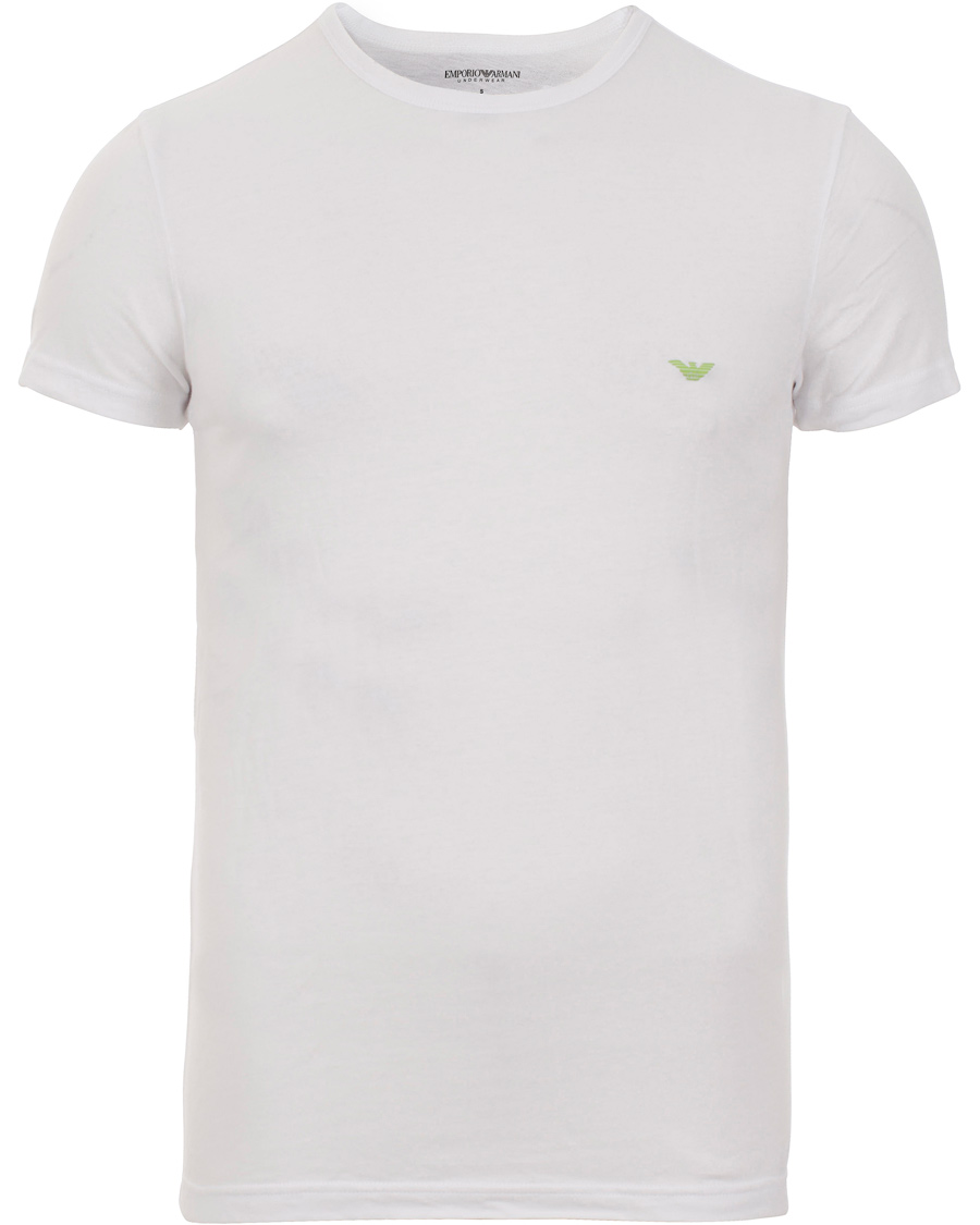 Heren | T-shirts | Emporio Armani | 2-Pack T-shirt Regular Fit White/Black