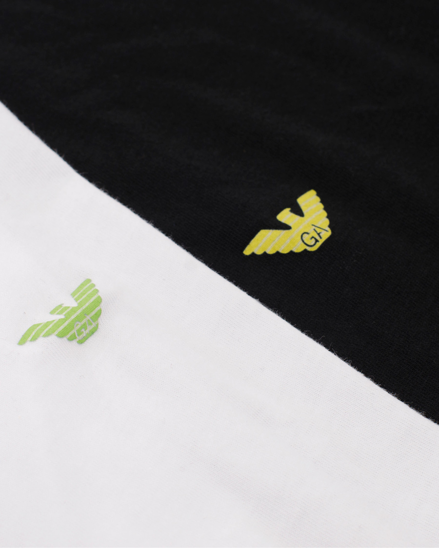 Heren | T-shirts | Emporio Armani | 2-Pack T-shirt Regular Fit White/Black