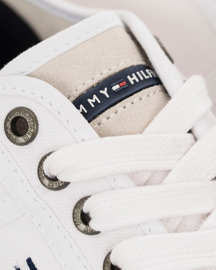 Heren | Tommy Hilfiger Vantage 2D Canvas Sneaker White | Tommy Hilfiger | Vantage 2D Canvas Sneaker White