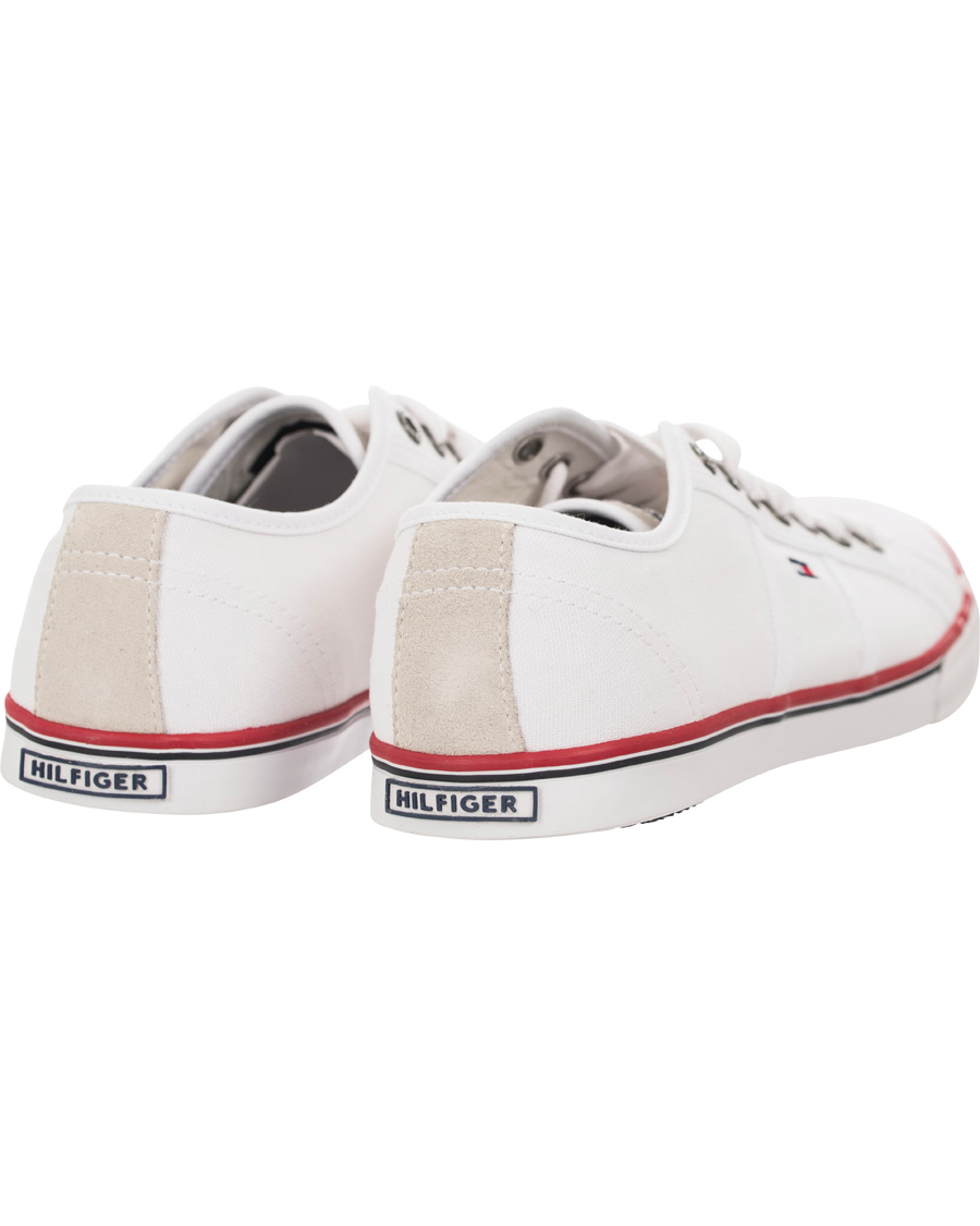 Heren | Tommy Hilfiger Vantage 2D Canvas Sneaker White | Tommy Hilfiger | Vantage 2D Canvas Sneaker White