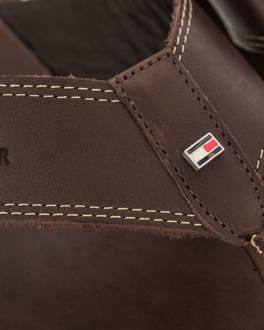 Heren | Tommy Hilfiger Timsbury 7 Leather Sandal Coffee | Tommy Hilfiger | Timsbury 7 Leather Sandal Coffee