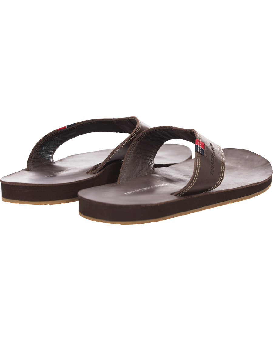 Heren | Tommy Hilfiger Timsbury 7 Leather Sandal Coffee | Tommy Hilfiger | Timsbury 7 Leather Sandal Coffee