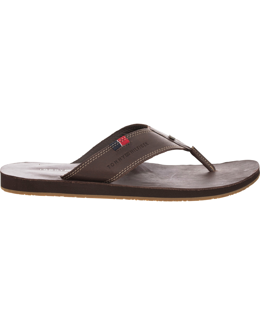 Heren | Tommy Hilfiger Timsbury 7 Leather Sandal Coffee | Tommy Hilfiger | Timsbury 7 Leather Sandal Coffee