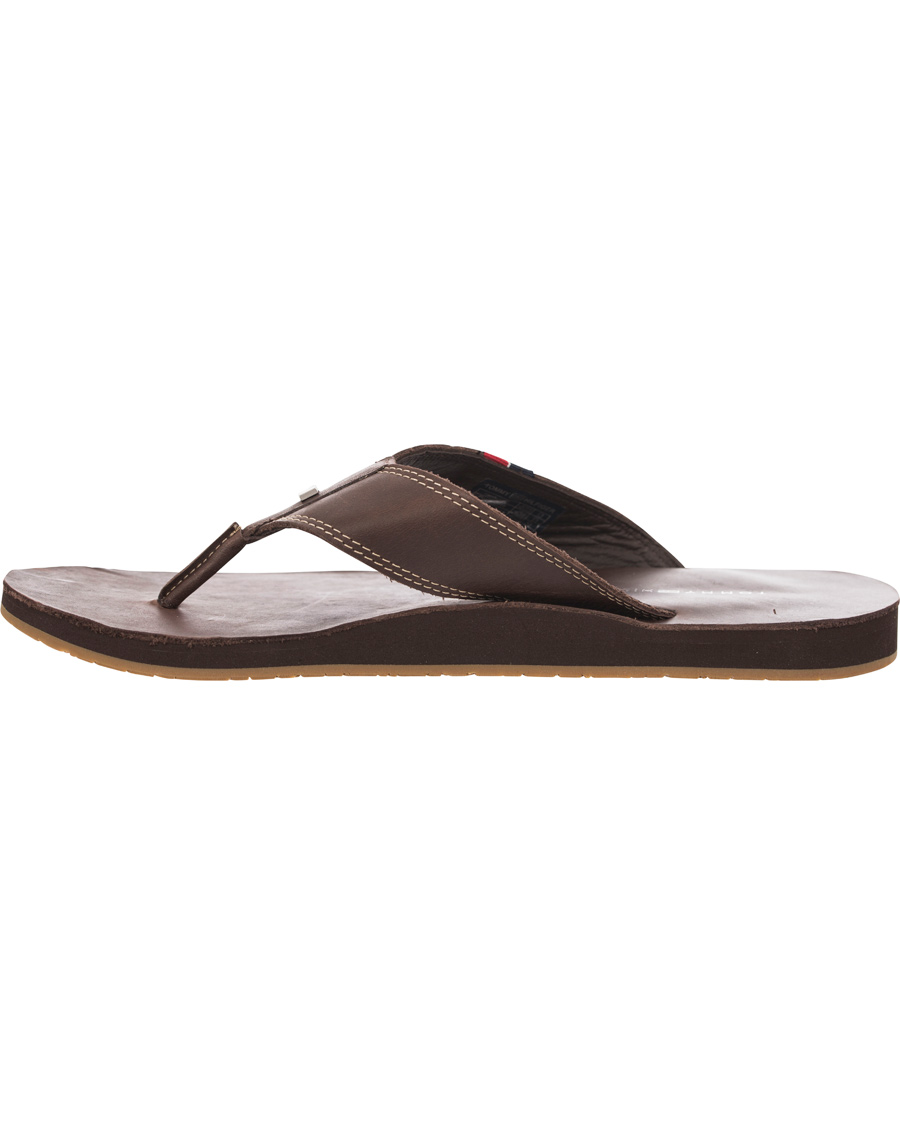 Heren | Tommy Hilfiger Timsbury 7 Leather Sandal Coffee | Tommy Hilfiger | Timsbury 7 Leather Sandal Coffee