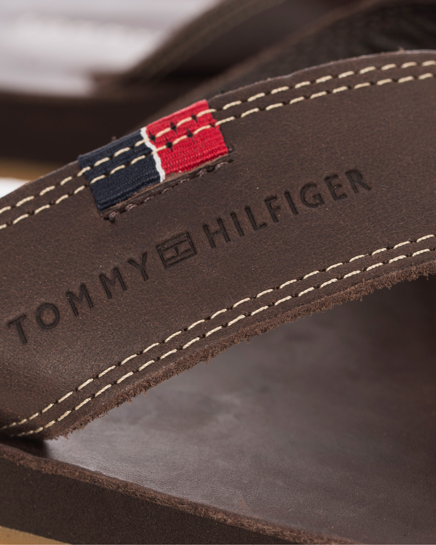 Heren | Tommy Hilfiger Timsbury 7 Leather Sandal Coffee | Tommy Hilfiger | Timsbury 7 Leather Sandal Coffee