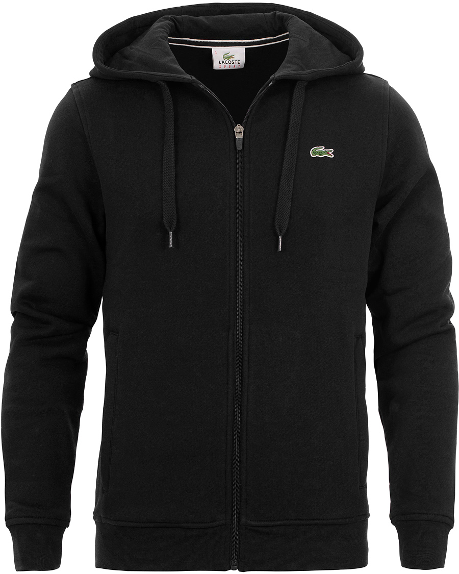 Heren | Truien | Lacoste | Zip Hood Sweatshirt Black
