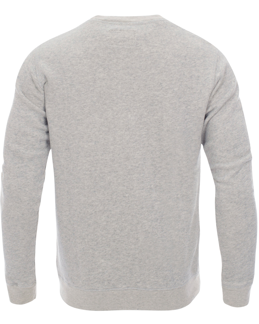 Heren | Truien | Lexington | Lucas Sweatshirt Light Warm Grey Melange
