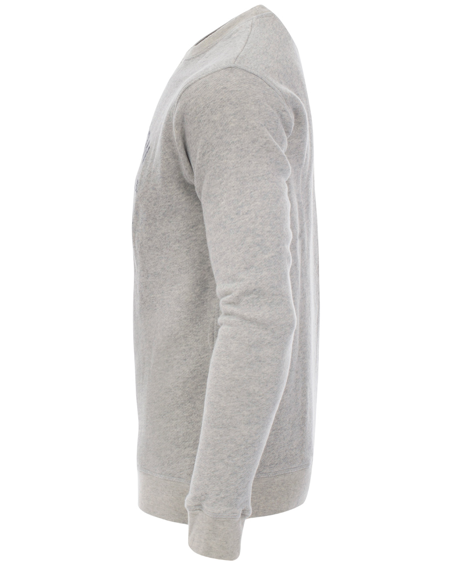 Heren | Truien | Lexington | Lucas Sweatshirt Light Warm Grey Melange