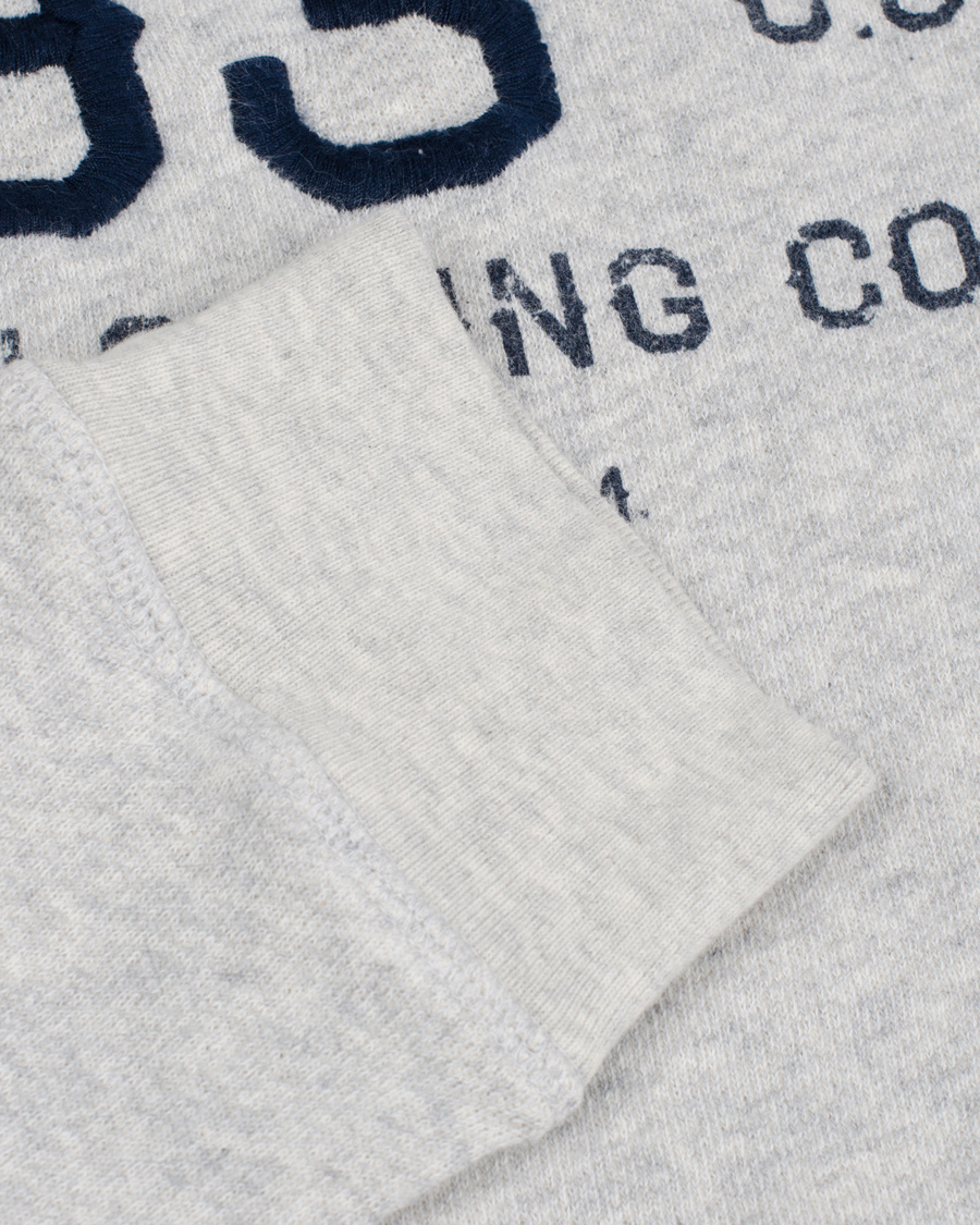 Heren | Truien | Lexington | Lucas Sweatshirt Light Warm Grey Melange