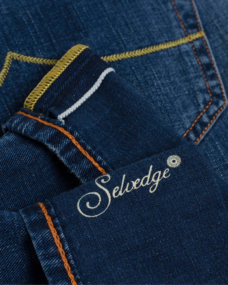 Heren | Jeans | Jacob Cohën | 622 Luxury Edition Jeans Mid Blue/Red Label