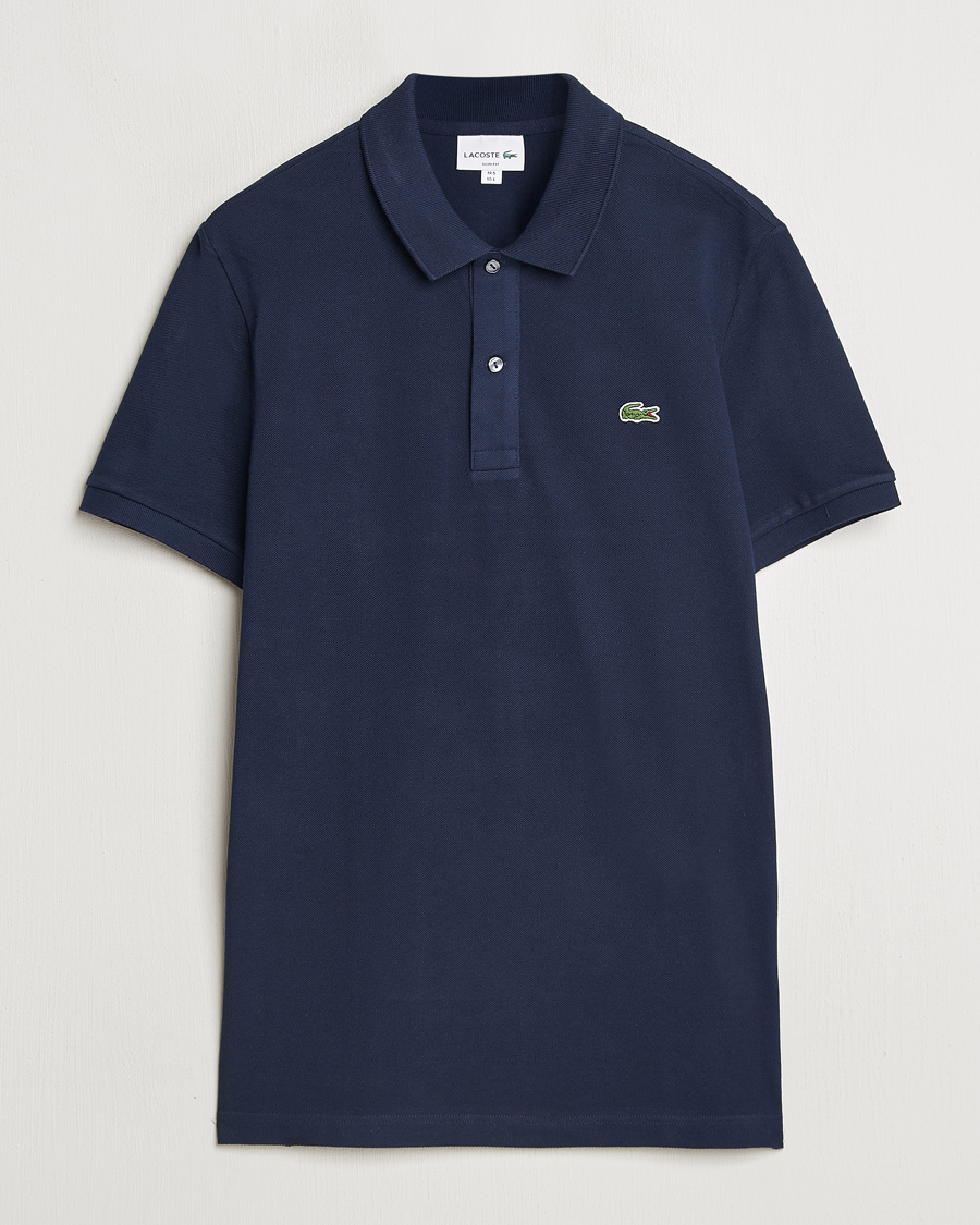 Heren | Polo's | Lacoste | Slim Fit Polo Piké Navy Blue