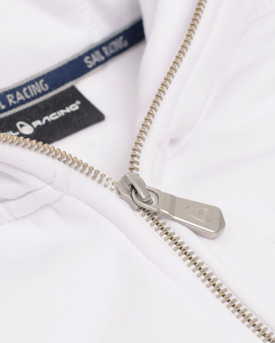 Heren | Truien | Sail Racing | Zip Hood Sweatshirt White