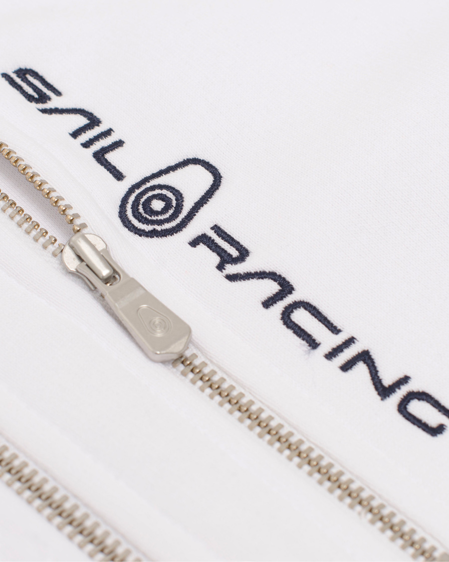 Heren | Truien | Sail Racing | Zip Hood Sweatshirt White