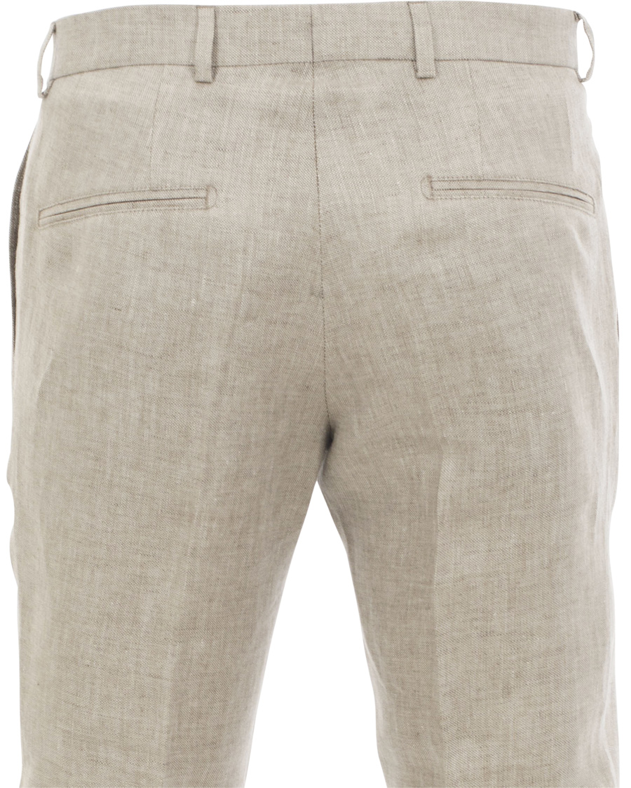 Heren | Broeken | Oscar Jacobson | Damien Linen Trousers Nature