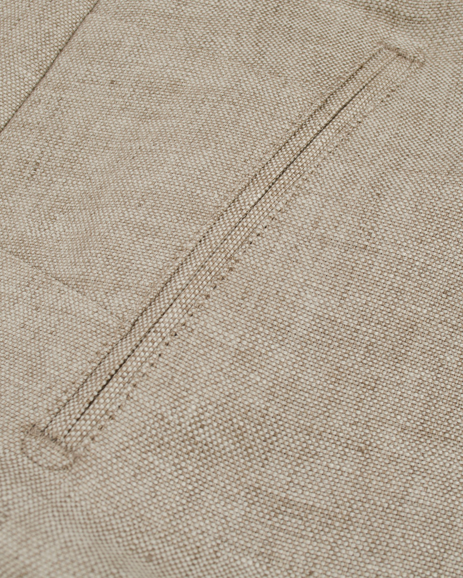 Heren | Broeken | Oscar Jacobson | Damien Linen Trousers Nature