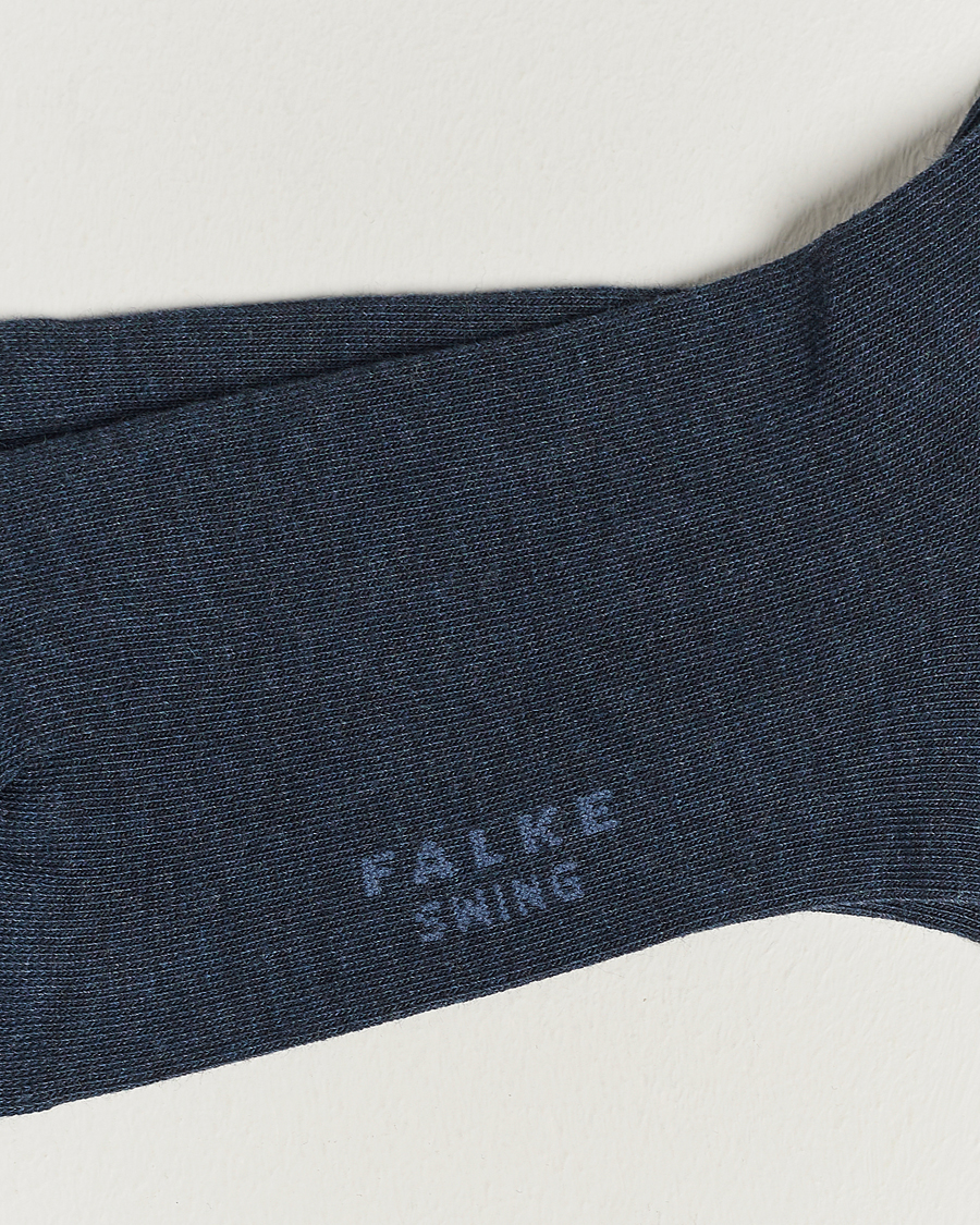 Heren |  | Falke | Swing 2-Pack Socks Blue Melange