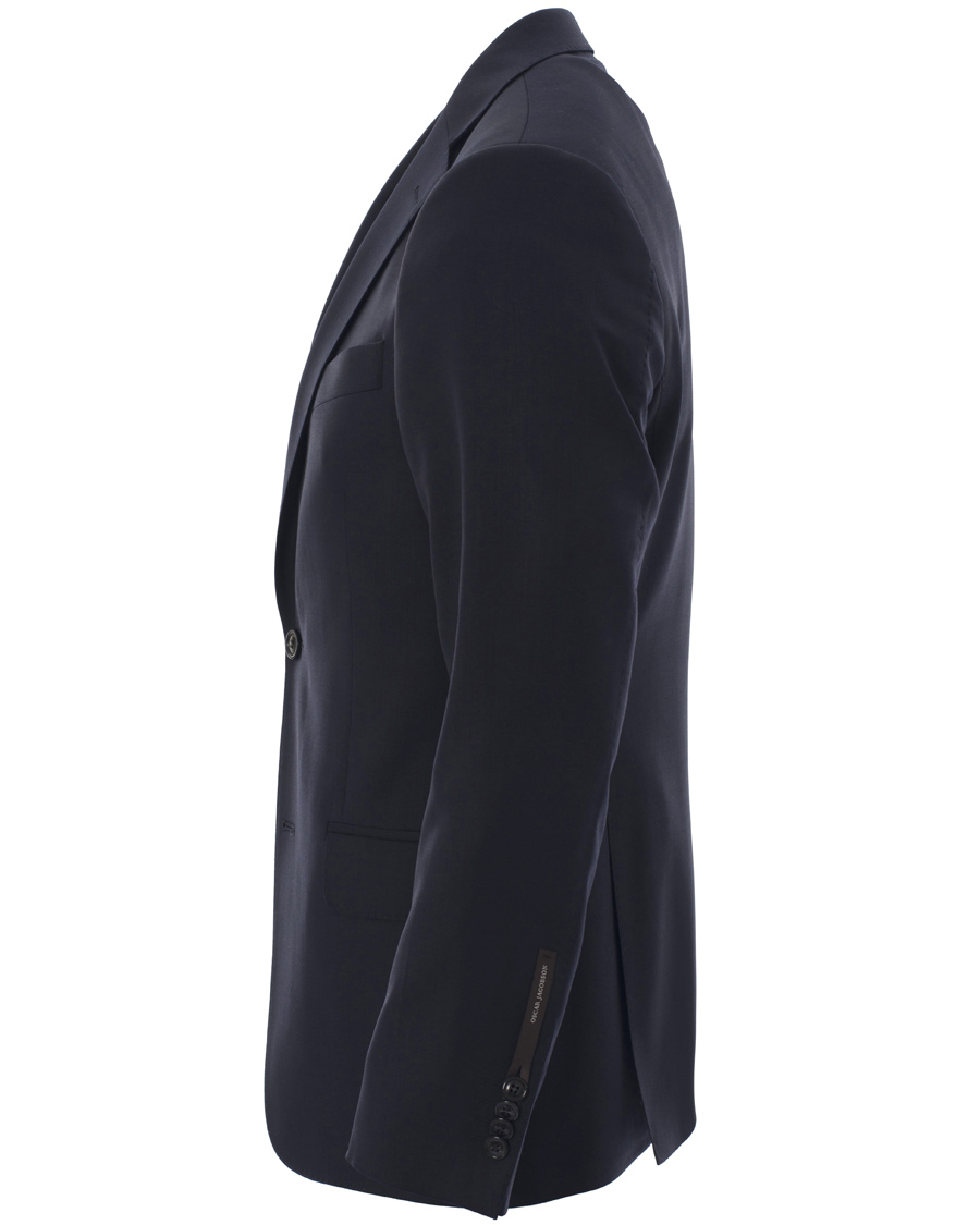 Heren | Blazers | Oscar Jacobson | Edmund Wool/Stretch Blazer Navy 54