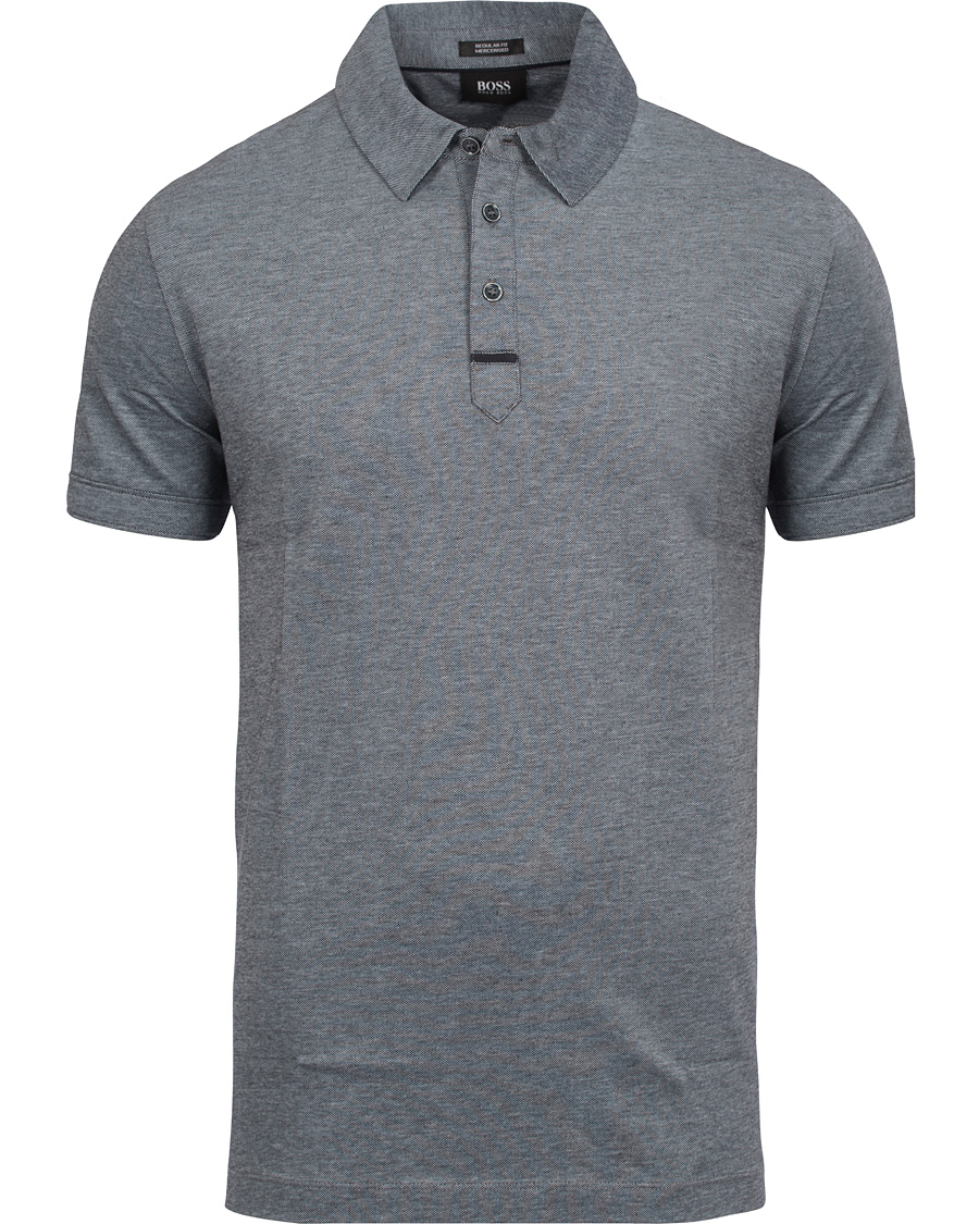 Heren | Polo's | BOSS BLACK | BOSS Rapino 24 Piké Dark Blue