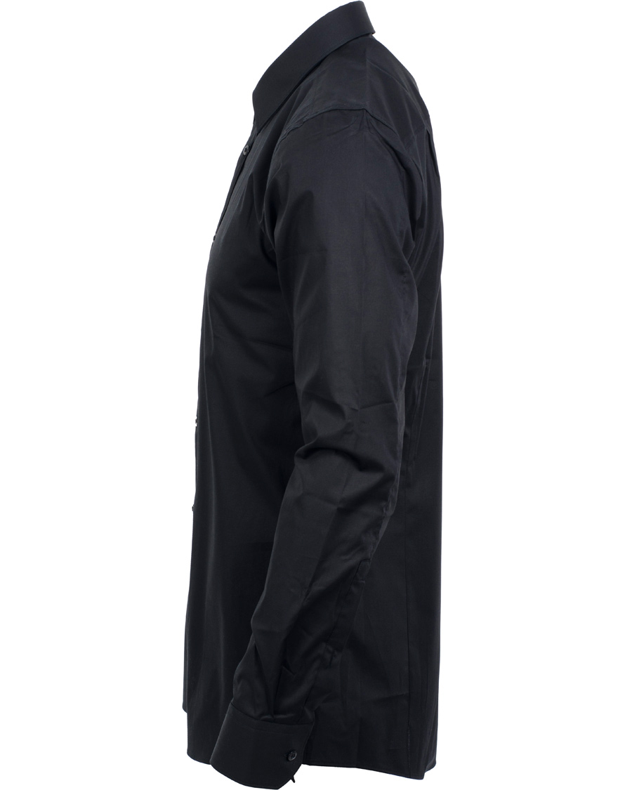 Heren | Overhemden | HUGO | Elisha Slim Fit Shirt Black