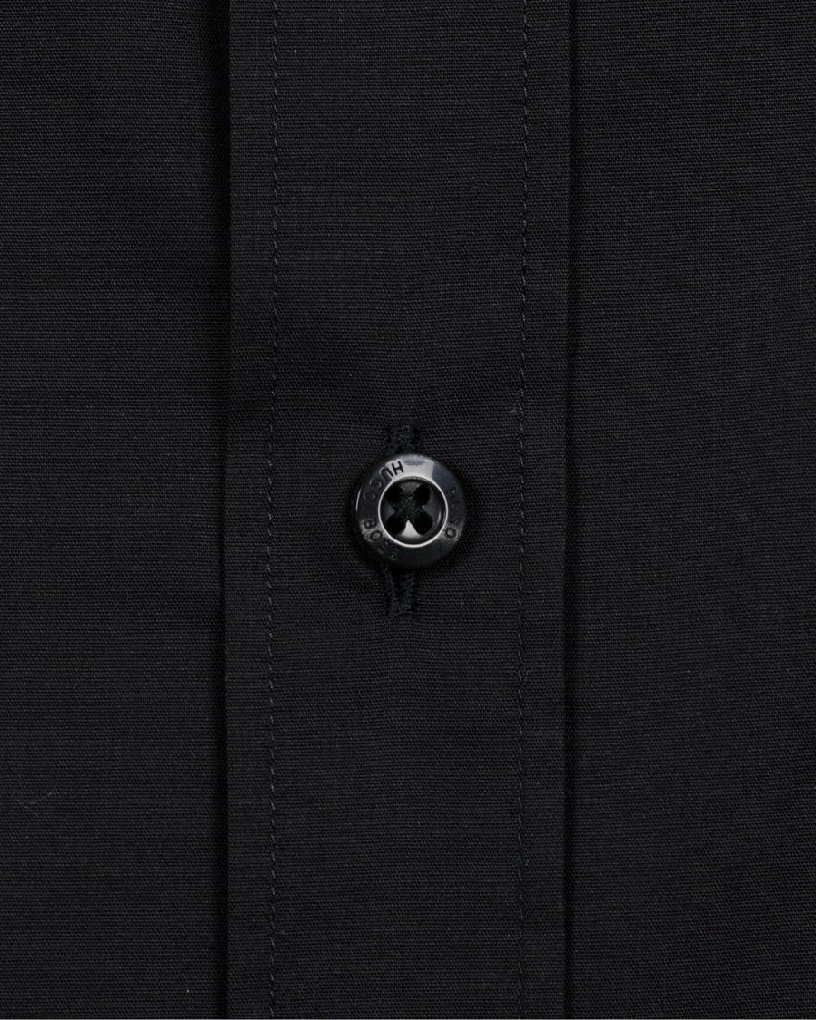 Heren | Overhemden | HUGO | Elisha Slim Fit Shirt Black