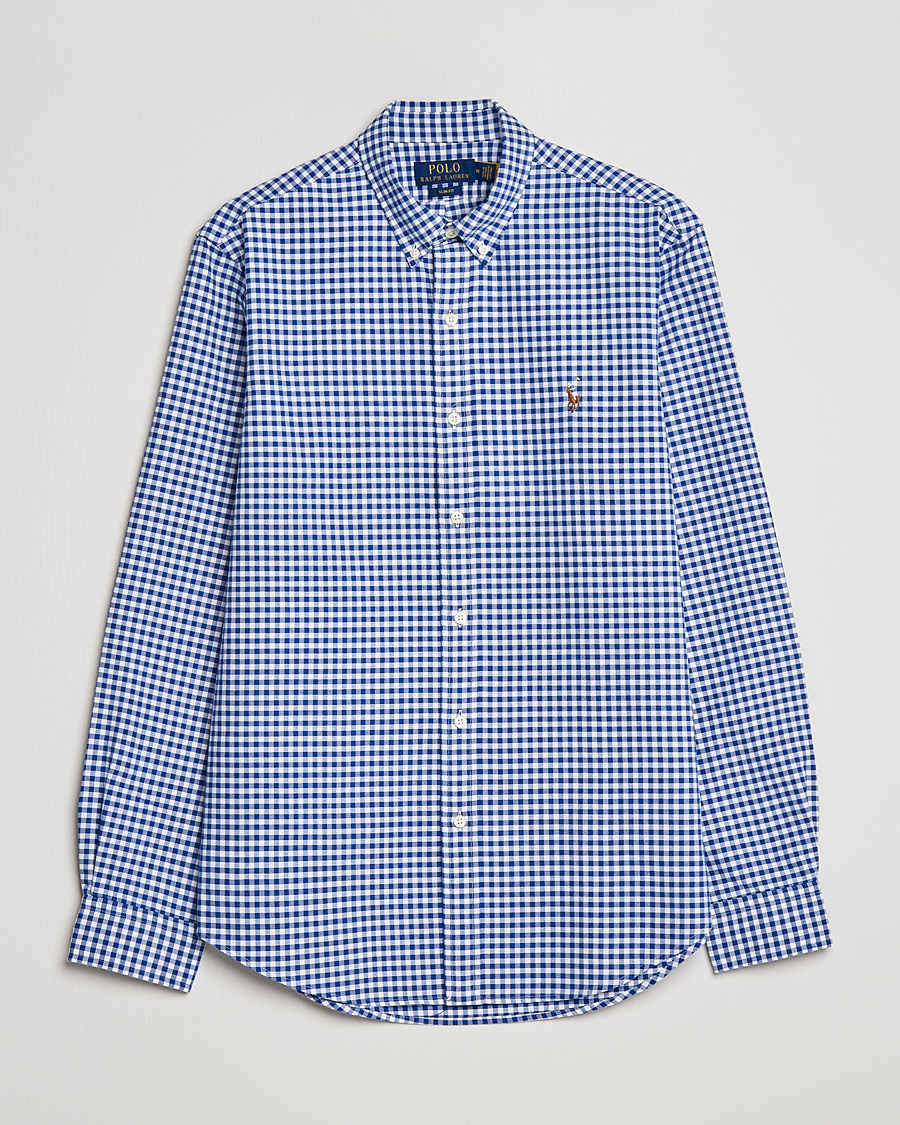 Heren | Overhemden | Polo Ralph Lauren | Slim Fit Shirt Oxford Blue/White Gingham