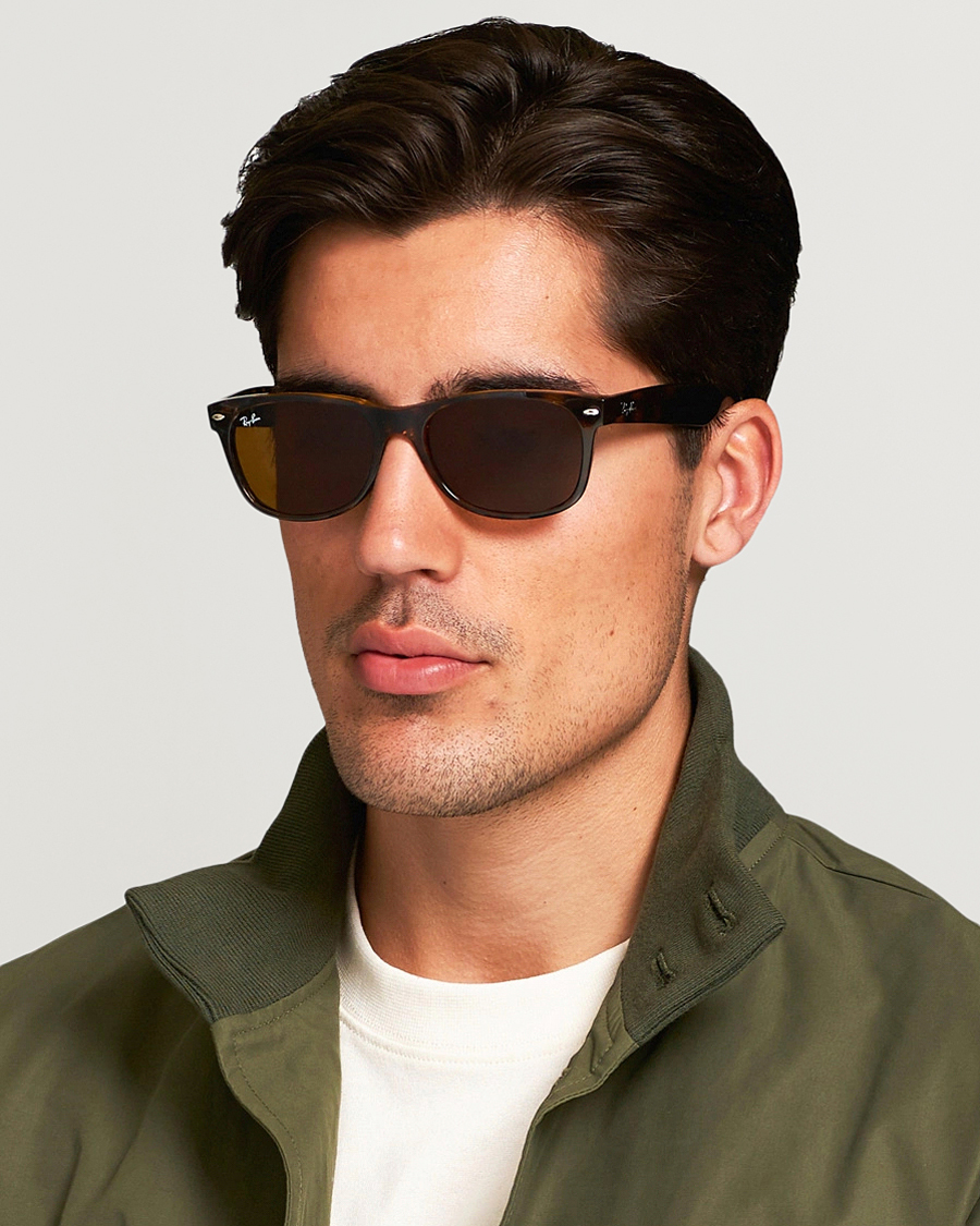 Men | Ray-Ban | Ray-Ban | New Wayfarer Sunglasses Light Havana/Crystal Brown