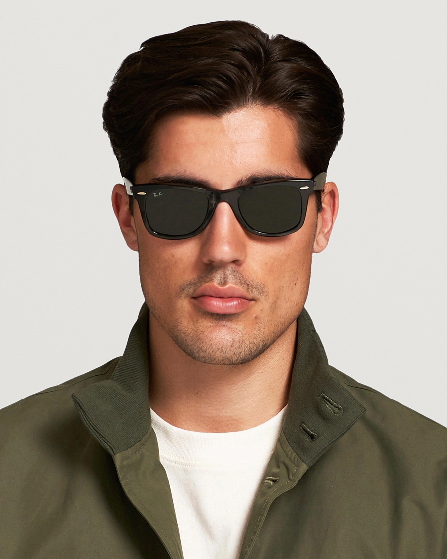 Men |  | Ray-Ban | Original Wayfarer Sunglasses Tortoise/Crystal Green