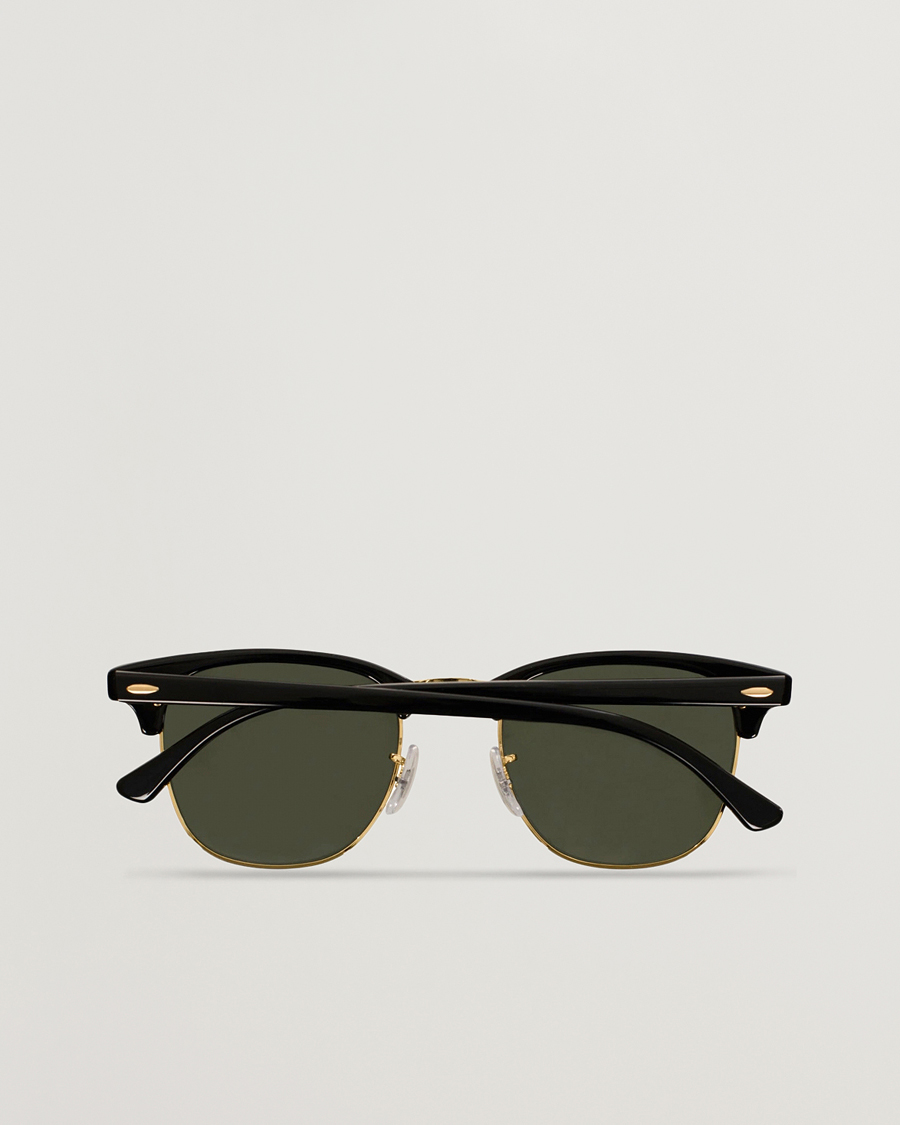 Heren | Zonnebrillen | Ray-Ban | Clubmaster Sunglasses Ebony/Crystal Green