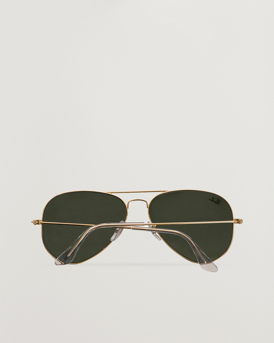 Heren | Zonnebrillen | Ray-Ban | 0RB3025 Aviator Large Metal Sunglasses Arista/Grey Green