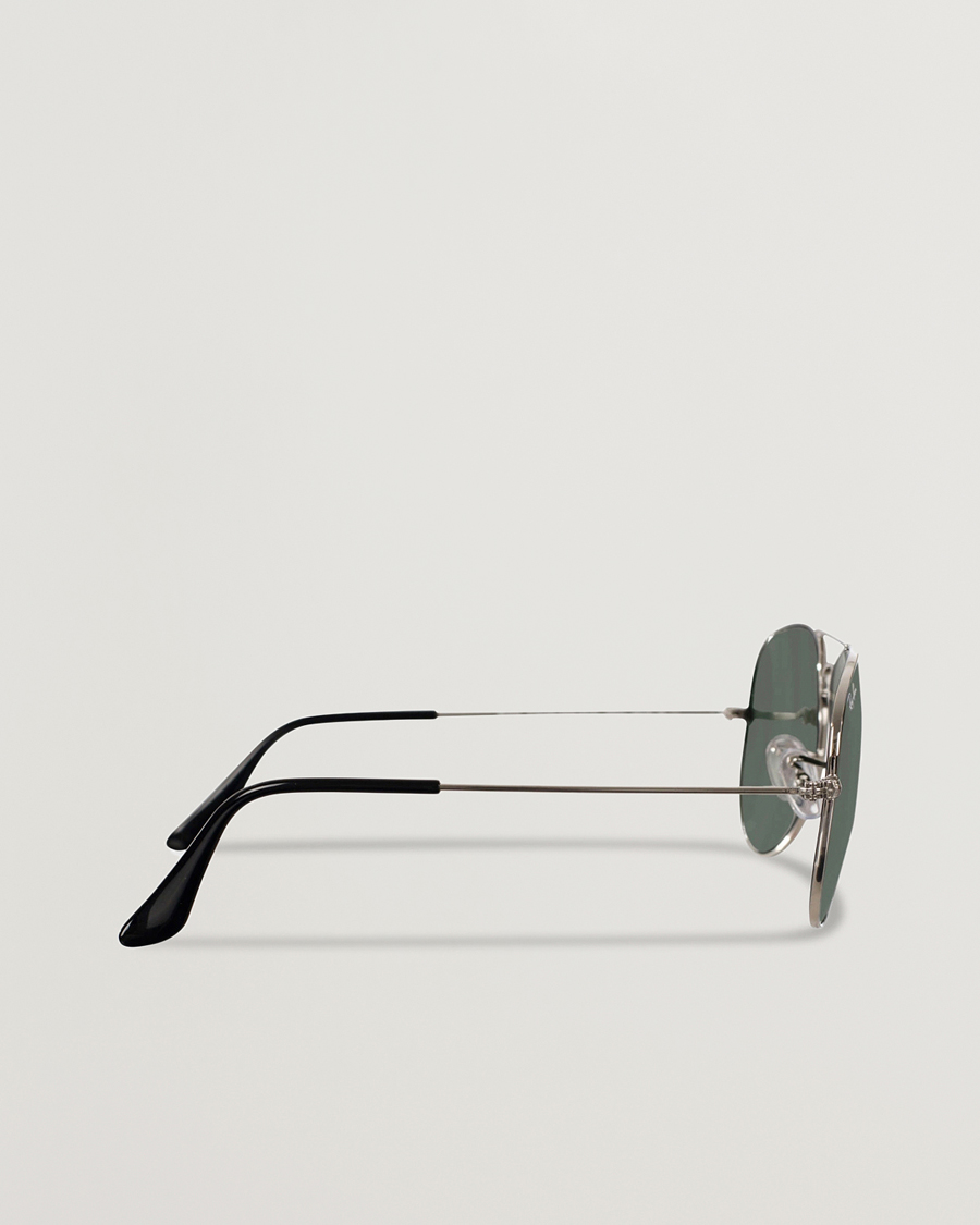 Heren | Zonnebrillen | Ray-Ban | 0RB3025 Aviator Large Metal Sunglasses Silver/Grey Mirror