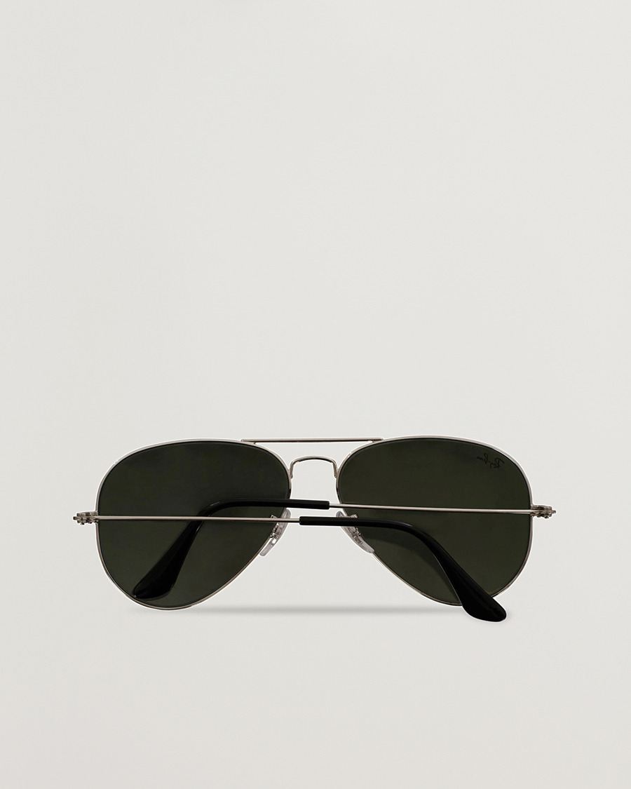 Heren | Zonnebrillen | Ray-Ban | 0RB3025 Aviator Large Metal Sunglasses Silver/Grey Mirror