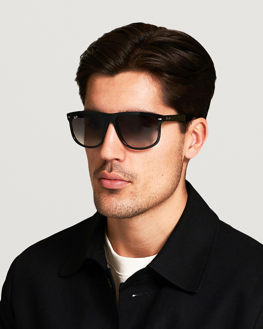 Men |  | Ray-Ban | RB4147 Sunglasses Black/Chrystal Grey Gradient