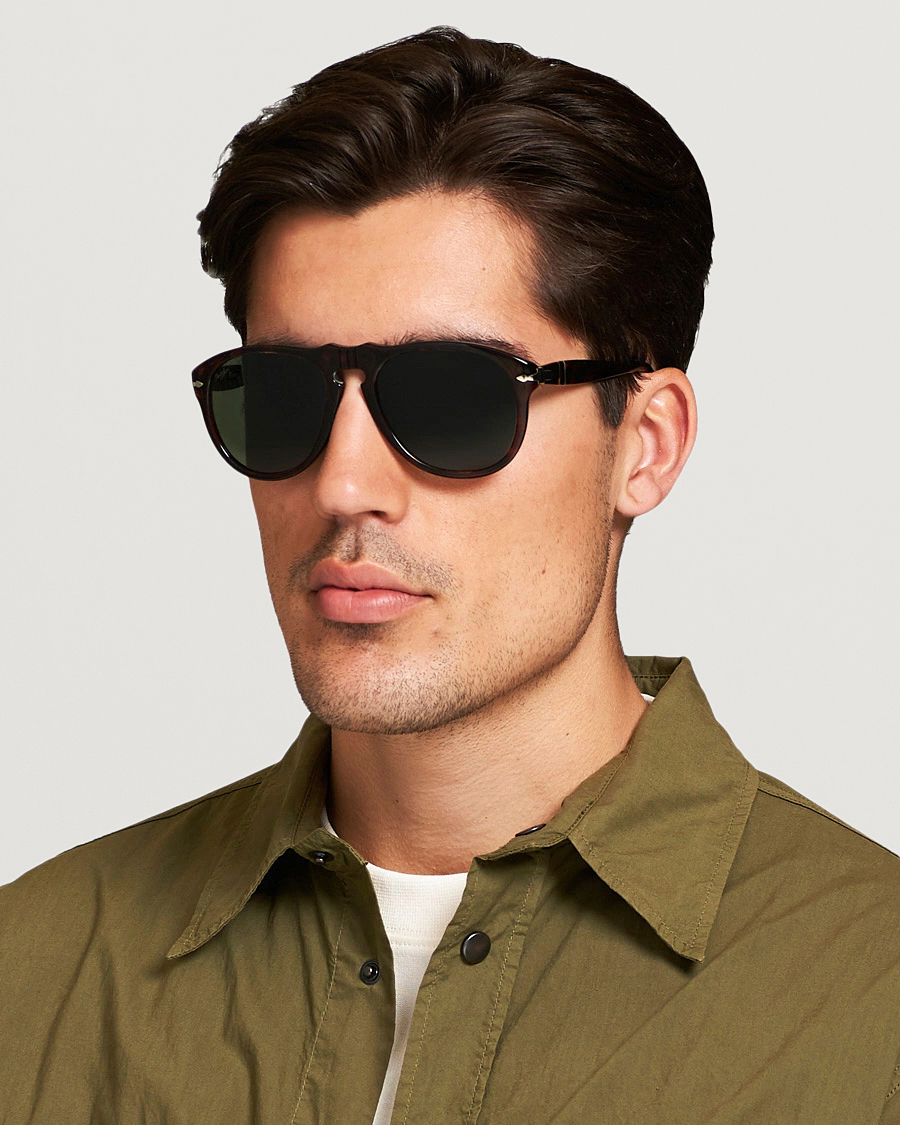 Heren |  | Persol | 0PO0649 Sunglasses Havana/Crystal Green