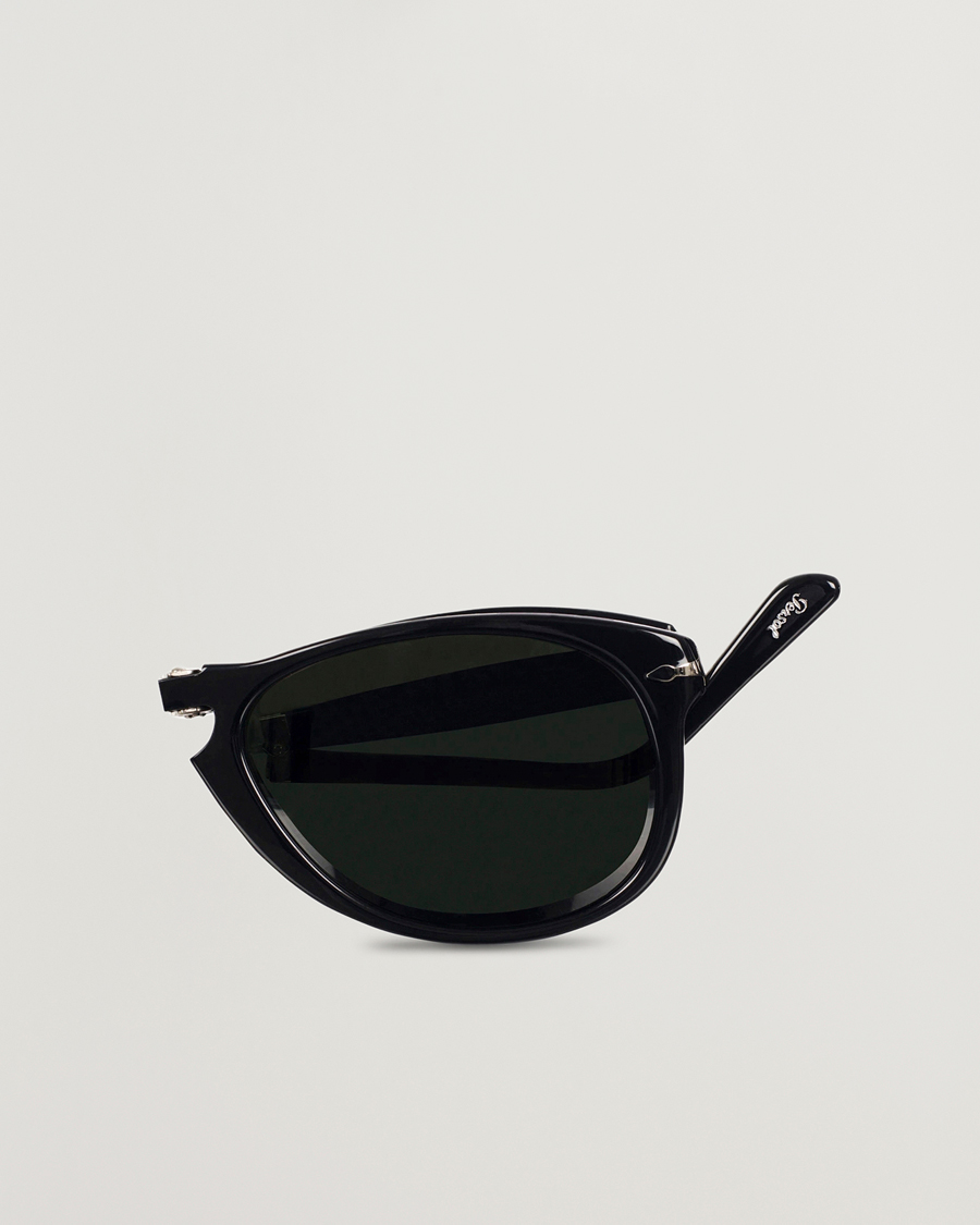 Heren | Zonnebrillen | Persol | 0PO0714 Folding Sunglasses Black/Crystal Green