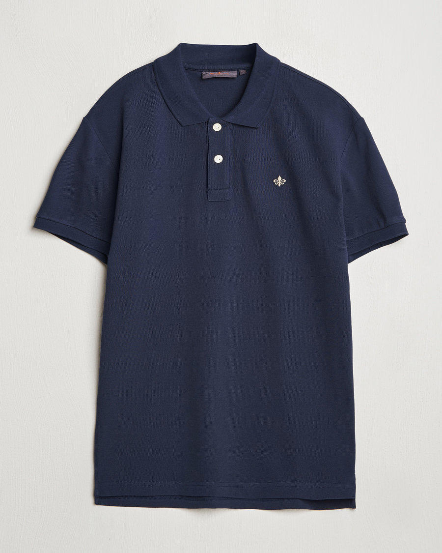 Heren | Polo's | Morris | New Piqué Navy