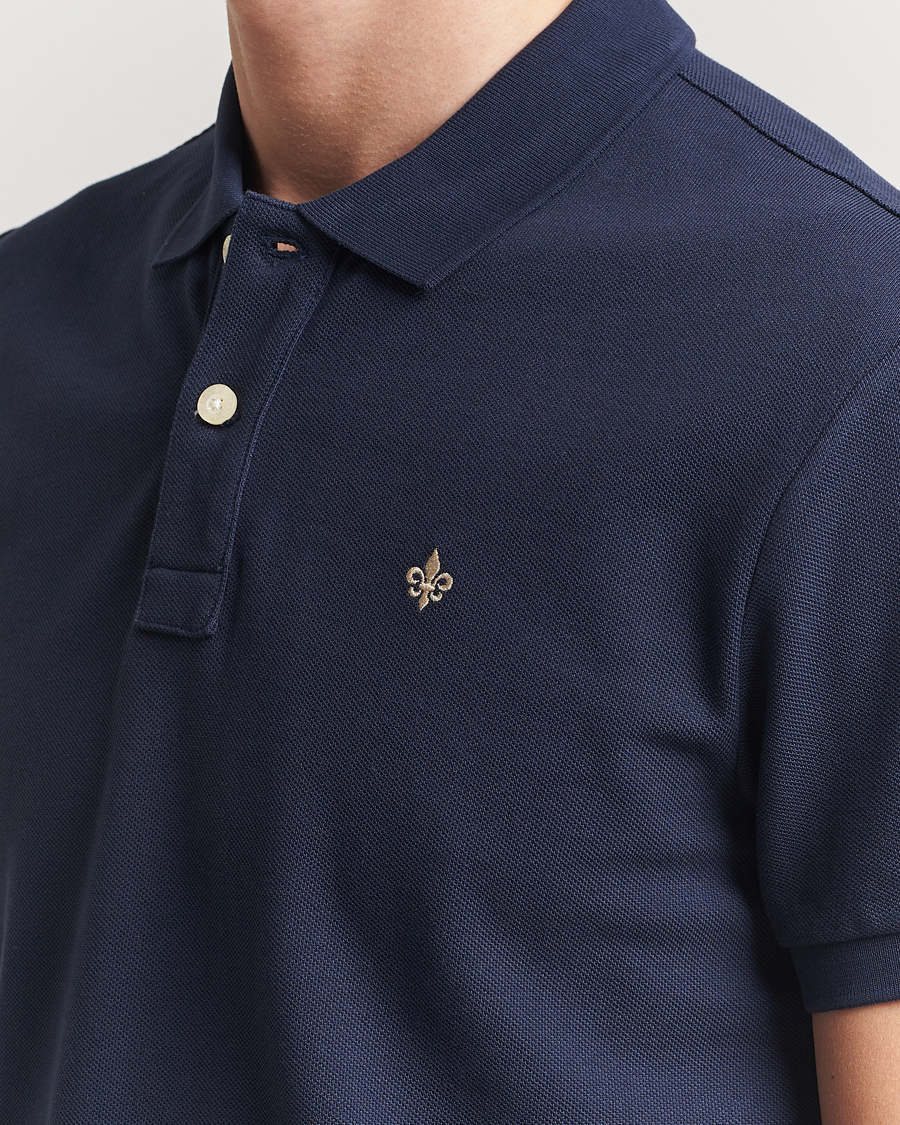 Heren | Polo's | Morris | New Piqué Navy