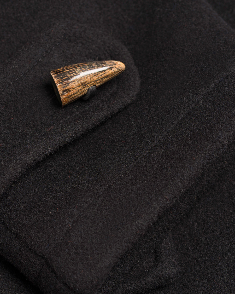 Heren | Jassen | Gloverall | Morris Duffel Coat Black