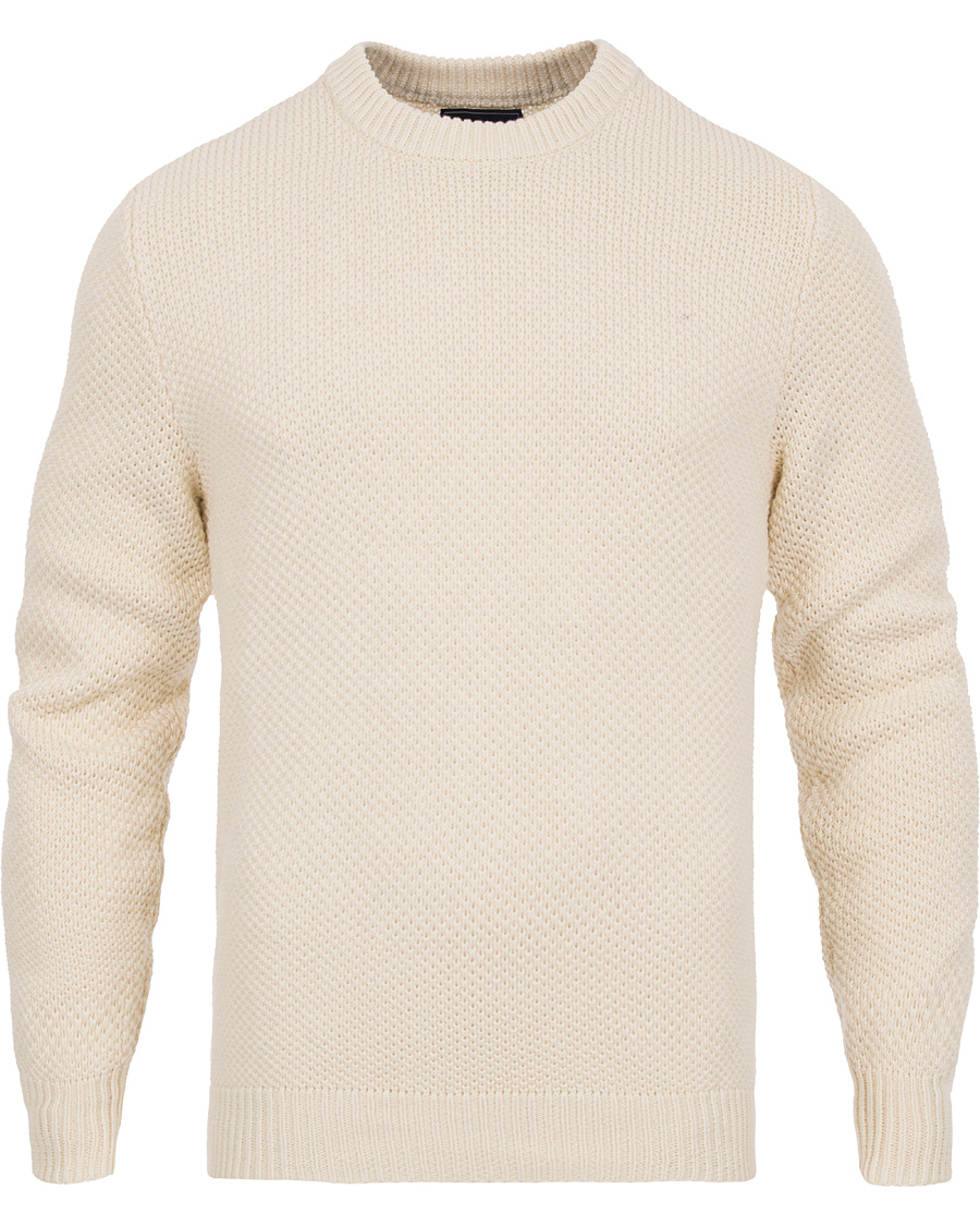 Heren | Truien | Boomerang | Rörvik Structured Knit Pannacotta