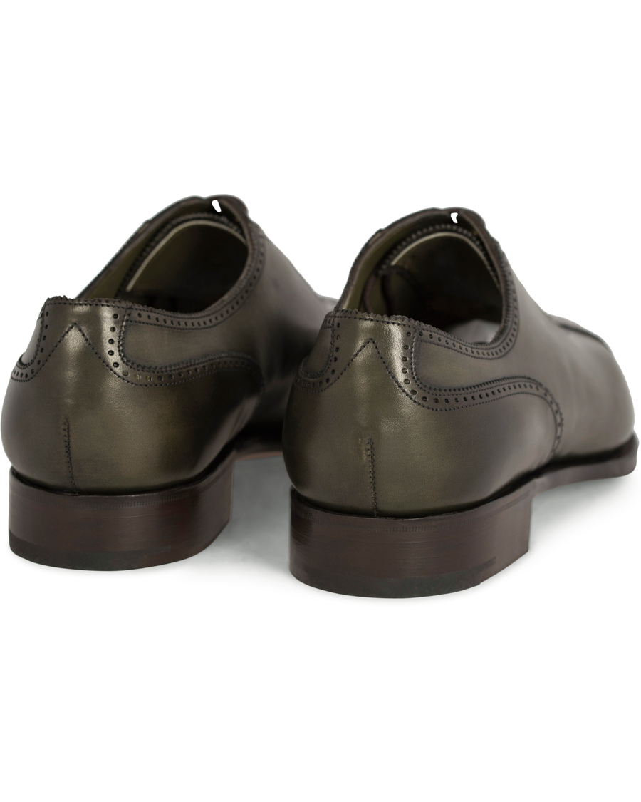 Heren | Edward Green Lichfield II Brogue Olive Antique Calf | Edward Green | Lichfield II Brogue Olive Antique Calf