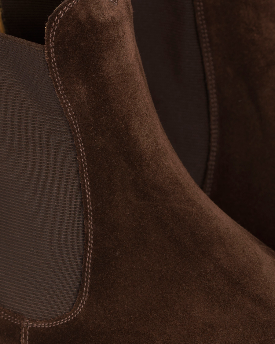 Heren | | Edward Green | Newmarket Chelsea Boot Mink Suede
