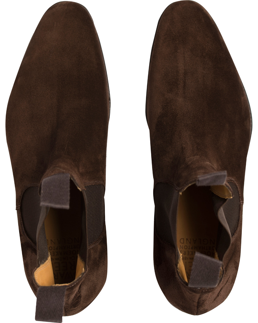 Heren | | Edward Green | Newmarket Chelsea Boot Mink Suede