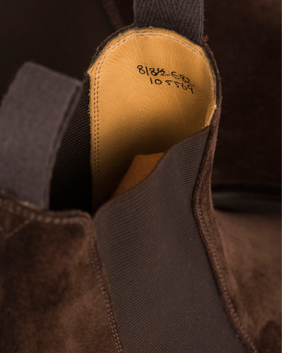 Heren | | Edward Green | Newmarket Chelsea Boot Mink Suede
