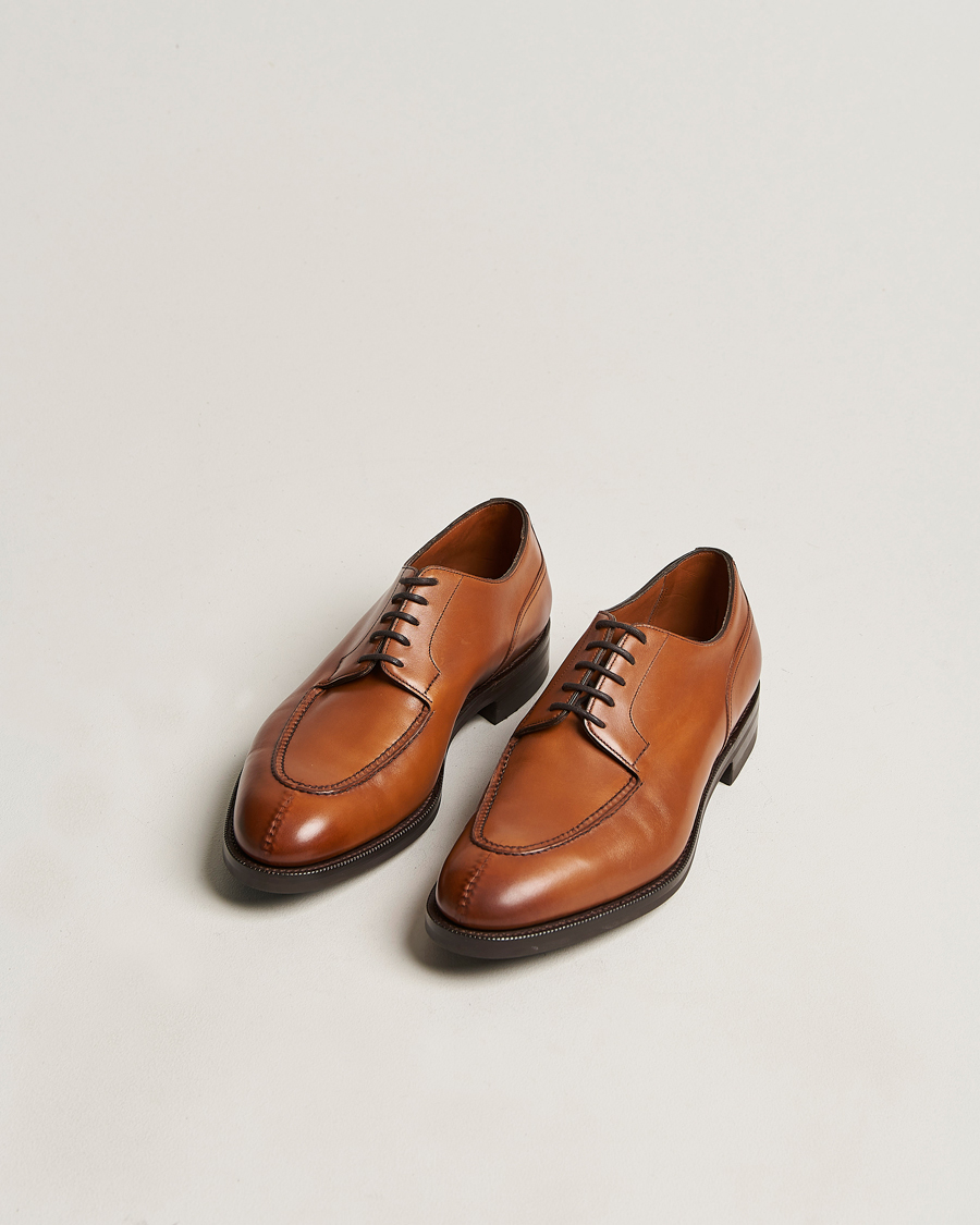 Heren | Trouwpak | Edward Green | Dover Split Toe Derby Chestnut