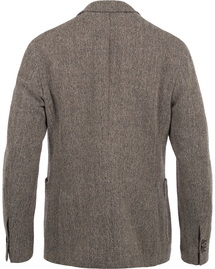 Heren | Blazers | GANT | The Arcive Herringbone Blazer Antracite Melange