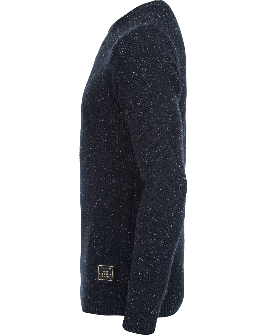 Heren | Truien | GANT | Donegal Pique Cotton Crew Thunder Blue
