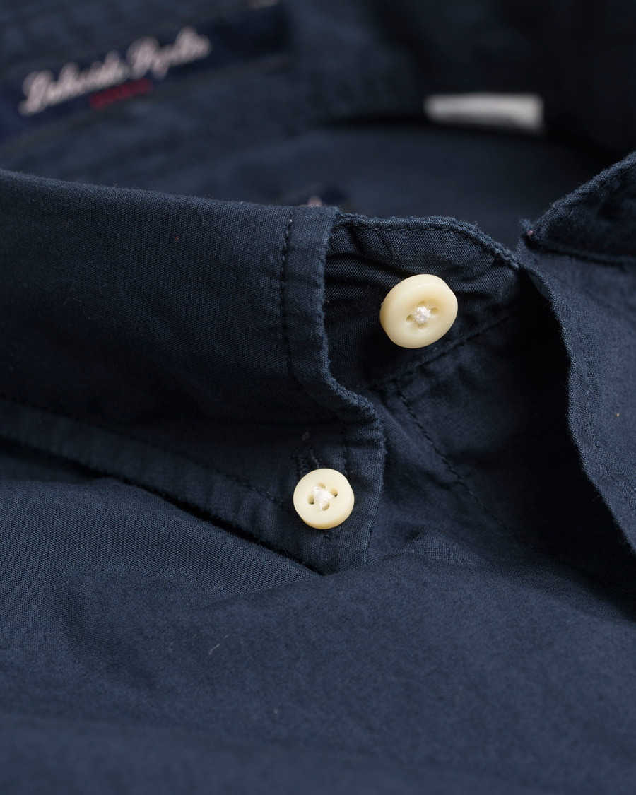 Heren | Overhemden | GANT | Lakeside Poplin Fitted Body Shirt Thunder Blue
