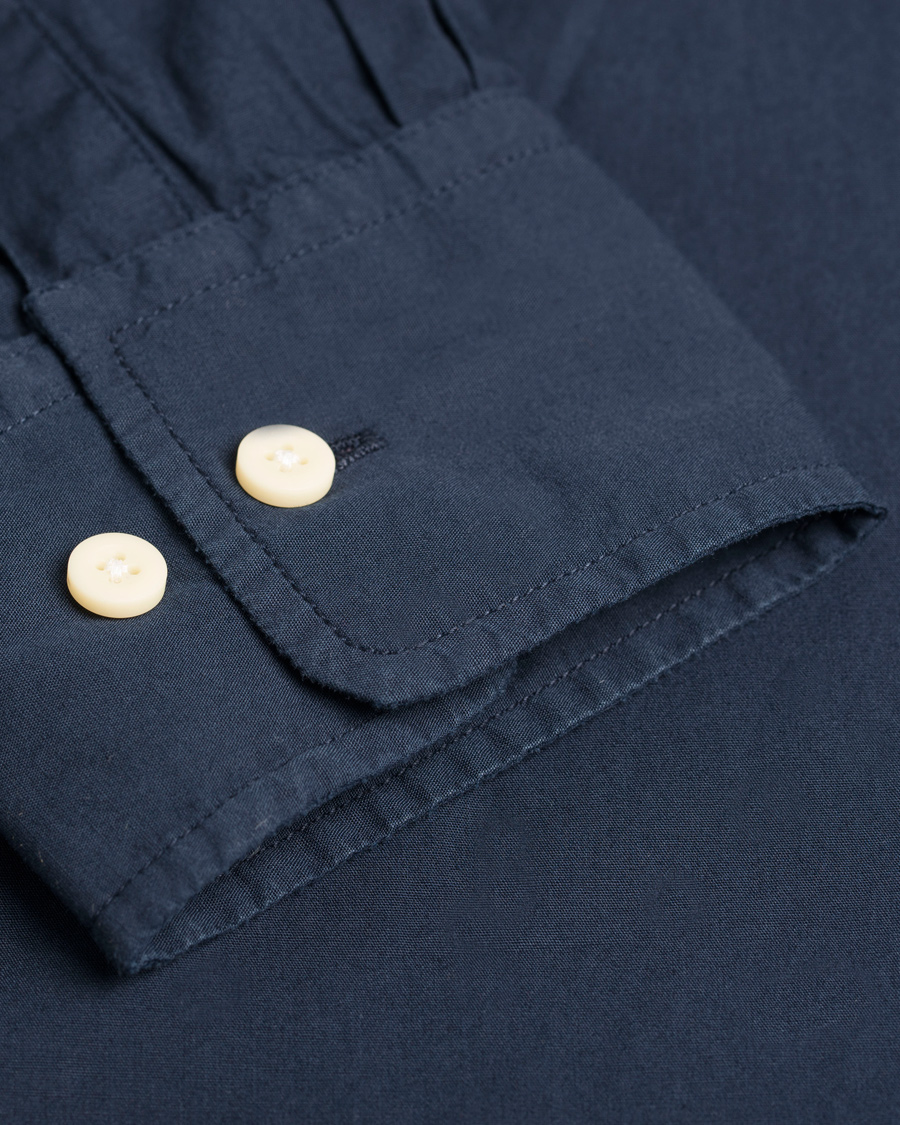 Heren | Overhemden | GANT | Lakeside Poplin Fitted Body Shirt Thunder Blue