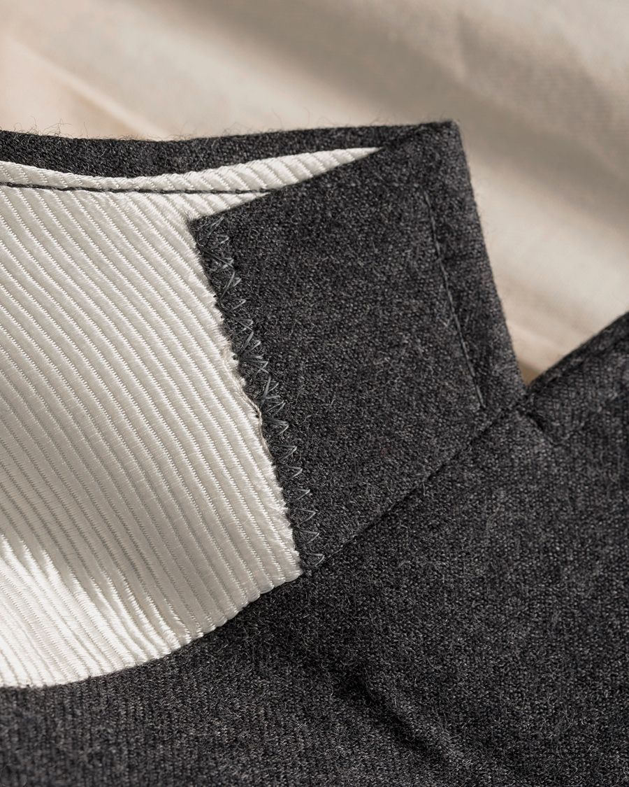 Heren | Blazers | GANT Rugger | The Luxe Flannel Blazer Graphite Melange